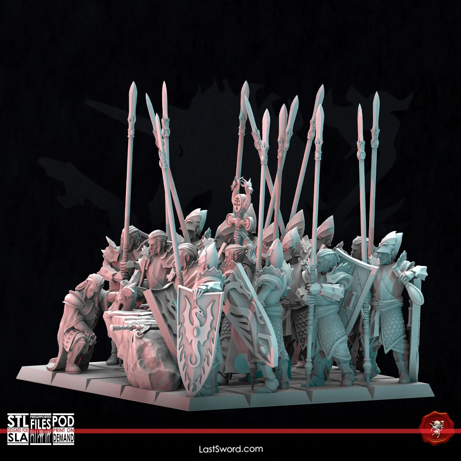 Imperial Kindred Phalanx, Regiment (15) – Physical Models | Last Sword ...