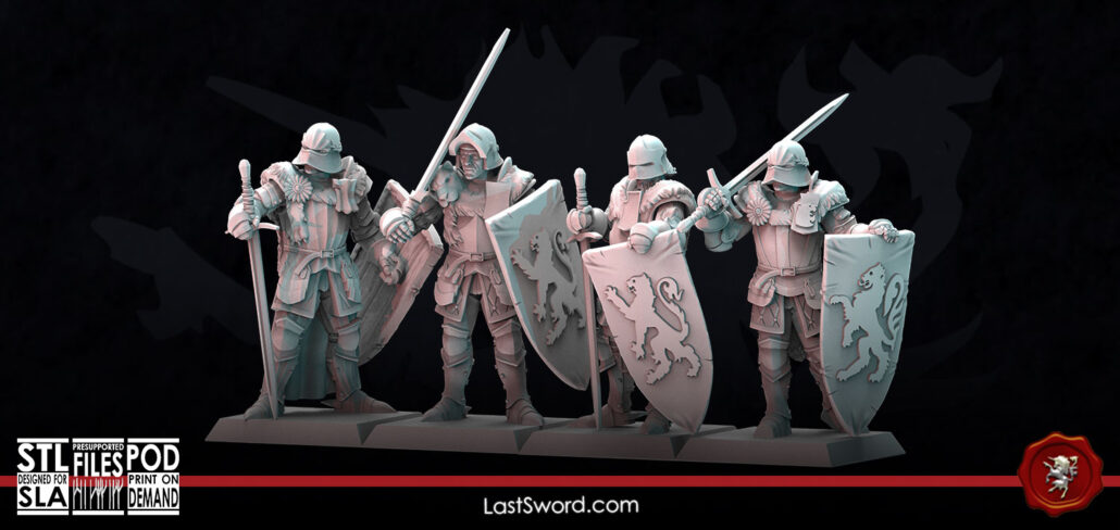 Ducal Guard of Avernia on foot | Last Sword Miniatures