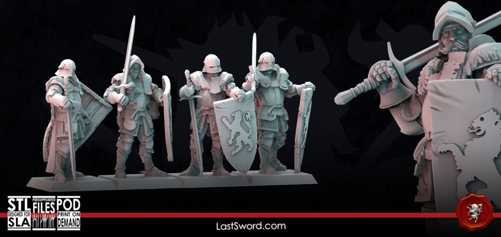 Ducal Guard of Avernia on foot | Last Sword Miniatures