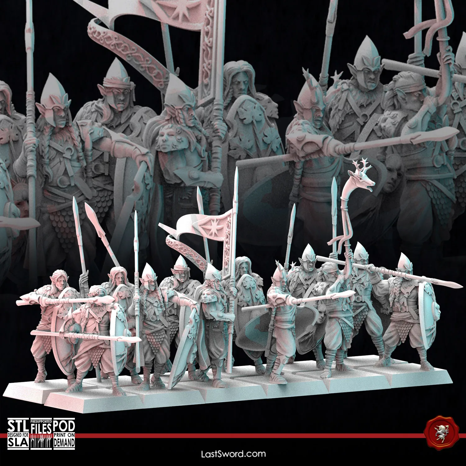 Glade Guard of Nomen Betu | Last Sword Miniatures