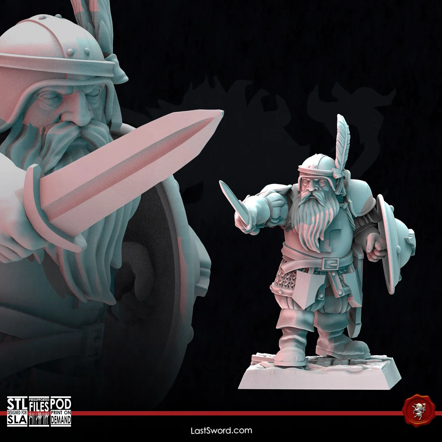 Imperial Dwarf | Last Sword Miniatures