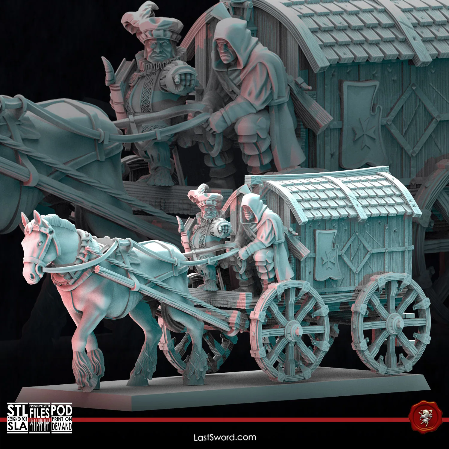 PayMaster Wagon | Last Sword Miniatures