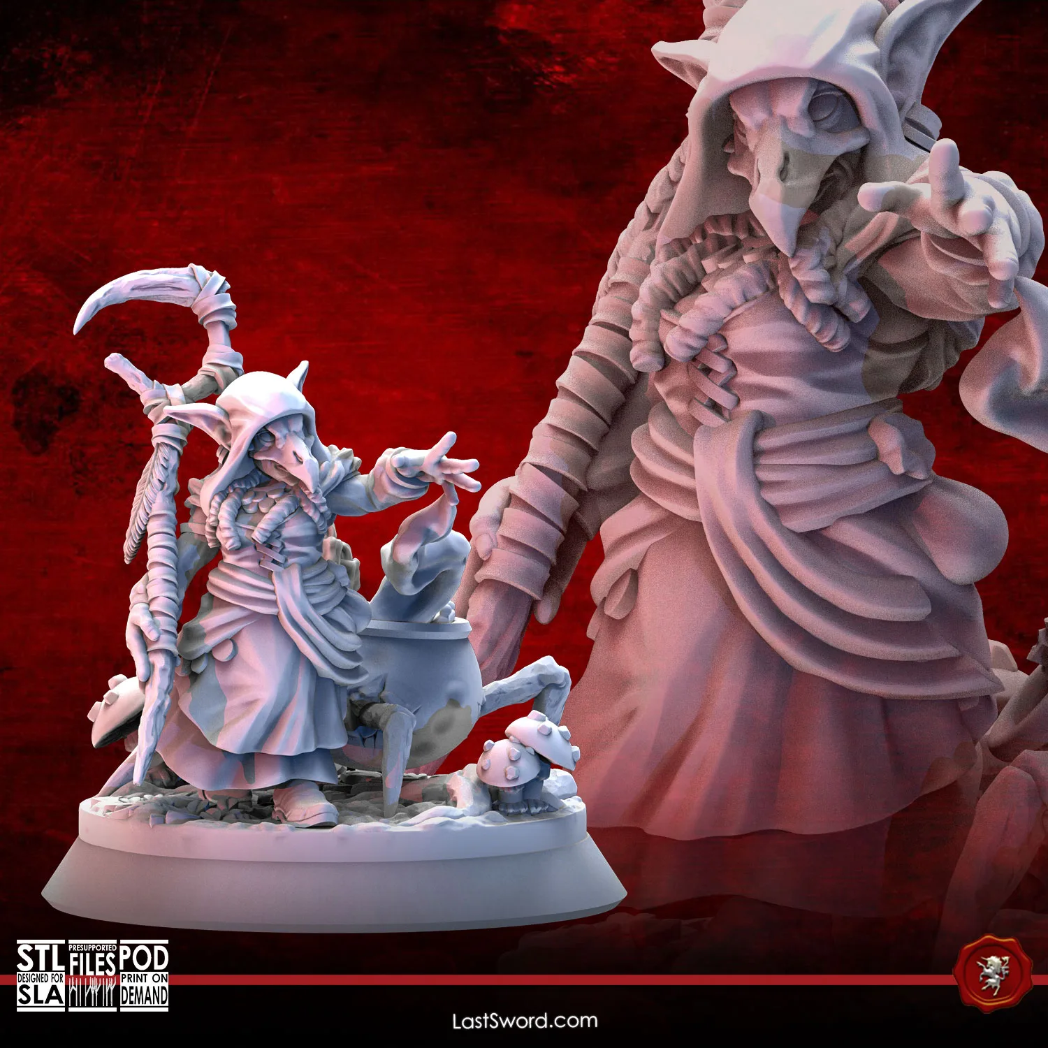 Tykna, the Conjurer | Last Sword Miniatures