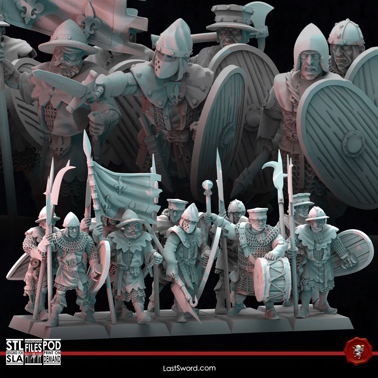 Men at Arms | Last Sword Miniatures
